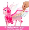 Figurka barbie szczypta magii pegaz Światła i dźwięki