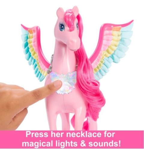 Figurka barbie szczypta magii pegaz Światła i dźwięki