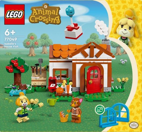 Klocki animal crossing 77049 odwiedziny isabelle