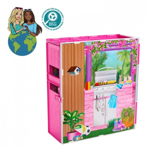 Domek dla lalek barbie przytulny domek z wyposażeniem