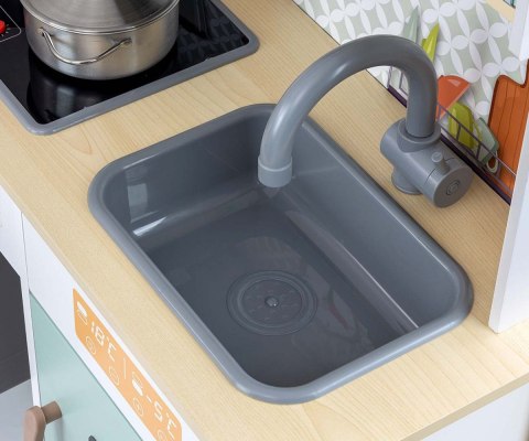 Zestaw drewniana kuchnia bjorn miętowy