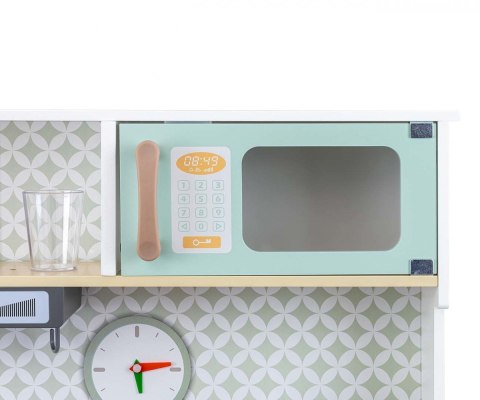 Zestaw drewniana kuchnia bjorn miętowy