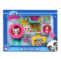 Littlest pet shop zestaw fabryka zabawy z 2 figurkami