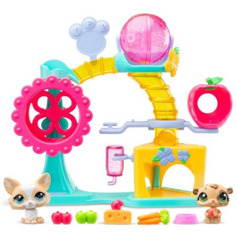Littlest pet shop zestaw fabryka zabawy z 2 figurkami