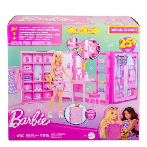 Szafa marzeń lalki barbie z ubraniami