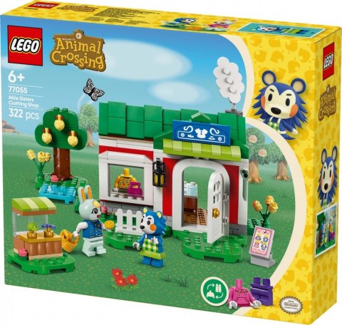Klocki animal crossing 77055 able sisters i sklep odzieżowy