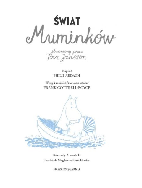 Książeczka Świat muminków stworzony przez tove jansson