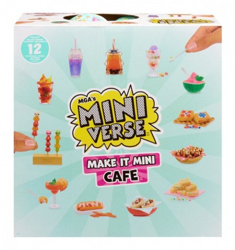 Figurki miniverse make it mini foods: cafe display 24 sztuki