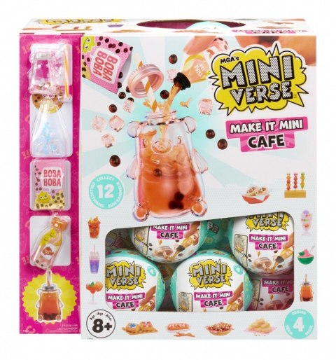 Figurki miniverse make it mini foods: cafe display 24 sztuki
