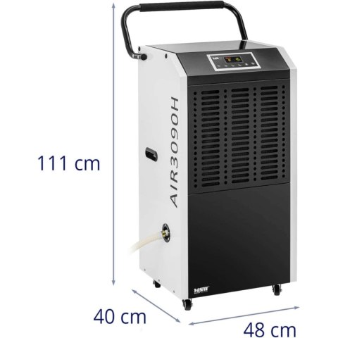 Osuszacz powietrza pochłaniacz wilgoci przemysłowy budowlany 1800 W 1129 m3/h do 230 m2