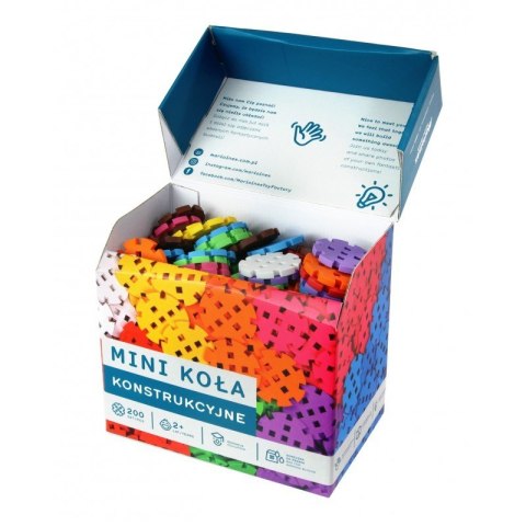 Klocki konstrukcyjne mini waffle - koła konstrukcyjne