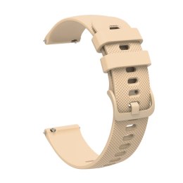 Pasek silikonowy do smartwatcha Huawei Watch GT2/GT3 42mm - beżowy