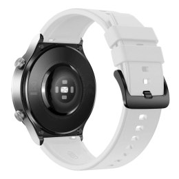 Pasek silikonowy do zegarka Huawei Watch GT 2/3/4/2 Pro/3 Pro/4 Pro/GT 2e 46mm - biały