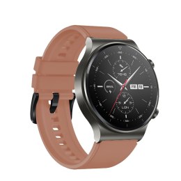Pasek silikonowy do zegarka Huawei Watch GT 2/3/4/2 Pro/3 Pro/4 Pro/GT 2e 46mm - bordowy