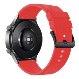 Pasek silikonowy do zegarka Huawei Watch GT 2/3/4/2 Pro/3 Pro/4 Pro/GT 2e 46mm - czerwony