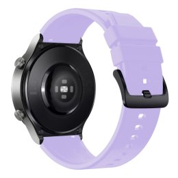 Pasek silikonowy do zegarka Huawei Watch GT 2/3/4/2 Pro/3 Pro/4 Pro/GT 2e 46mm - fioletowy