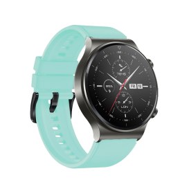 Pasek silikonowy do zegarka Huawei Watch GT 2/3/4/2 Pro/3 Pro/4 Pro/GT 2e 46mm - jasnozielony