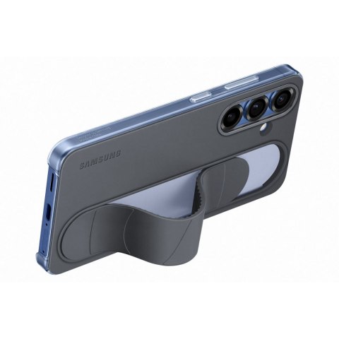 Etui silikonowe Samsung Standing Grip Case z uchwytem podstawką do Samsung Galaxy S25 - czarne