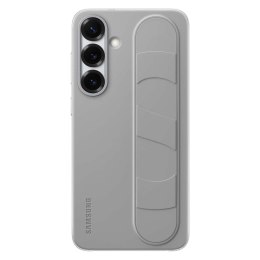 Etui silikonowe Samsung Standing Grip Case z uchwytem podstawką do Samsung Galaxy S25 - szare