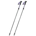 Kijki trekkingowe nordic walking aluminiowe 110 - 130 cm - fioletowe