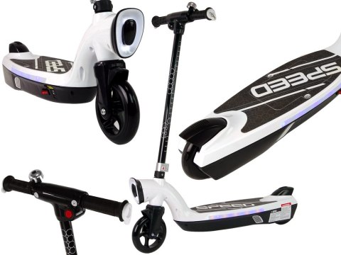 ND24_13569 Hulajnoga Elektryczna KL-168 Biała 5905323218093