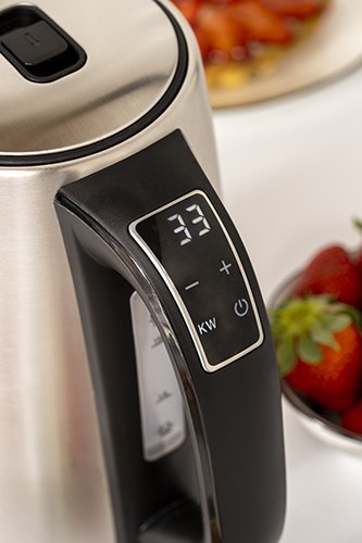 AD 1340 Czajnik metalowy 1,7l z lcd & regulacją temperatury