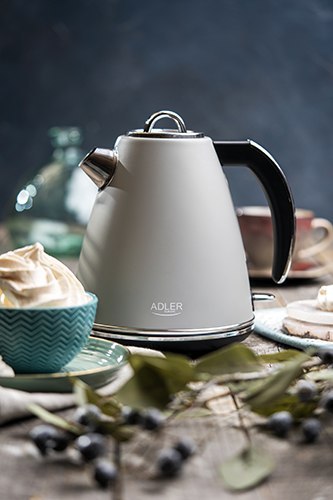 AD 1343 grey Czajnik metalowy 1,5 l strix