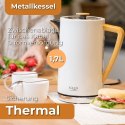 AD 1347 white Czajnik metalowy 1,7 l strix