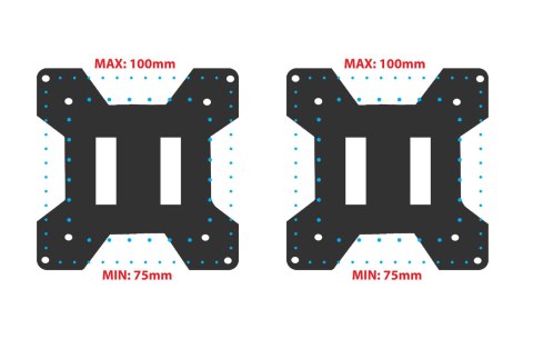 ERW020 Esperanza uchwyt biurkowy gazowy do 2 monitorów 17?-27" mache