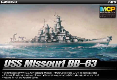 Bb-63 uss missouri 1/700