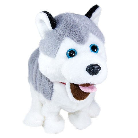 Maskotka interaktywna figo pies reagujący na komendy husky