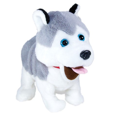 Maskotka interaktywna figo pies reagujący na komendy husky