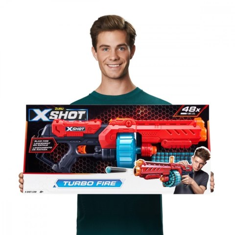 Wyrzutnia turbo fire (48 strzałek) pomarańczowa