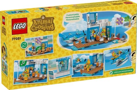 Klocki animal crossing 77051 lot z dodo airlines