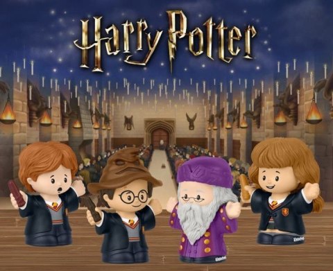 Zestaw figurek little people harry potter 4-pak kamień filozoficzny