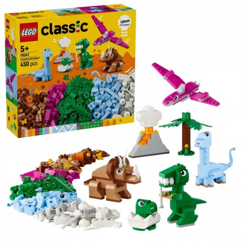 Klocki classic 11041 kreatywne dinozaury