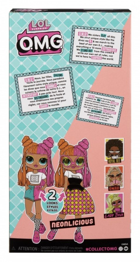 Lalka l.o.l. surprise omg hos neonlicious