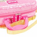 Walizka make up girabrilla różowa ze złotym