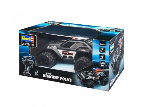 Auto zdalnie sterowane rc car highway police policja