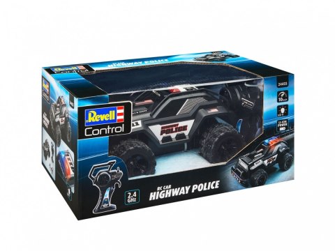 Auto zdalnie sterowane rc car highway police policja