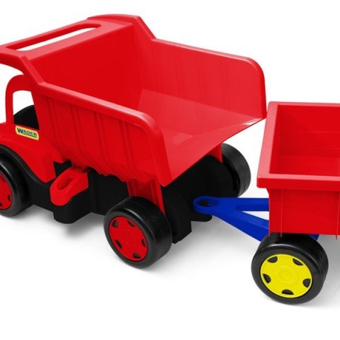 Pojazd wywrotka gigant czerwona