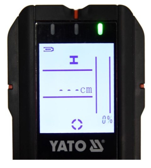 YATO WYKRYWACZ PROFILI I PRZEWODÓW,MIERNIK WILGOTNOŚCI 4W1