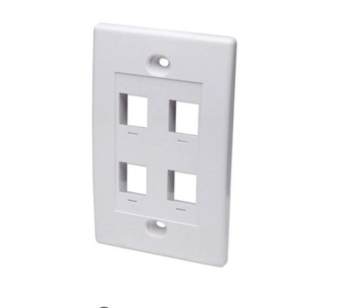 Panel przedni na 4 moduły Keystone, na puszkę natynkową