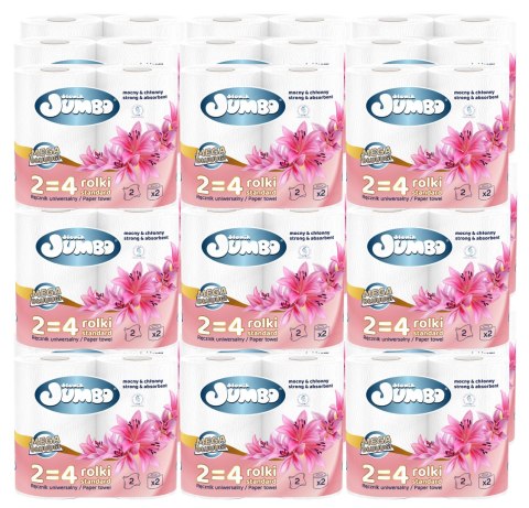 Ręcznik Papierowy 2R SŁONIK JUMBO MEGA DŁUUUGI BIAŁY 2W - 60 Rolek