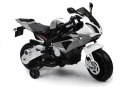 ND24_1720 Motocykl Motor na akumulator BMW S1000RR Srebrny
