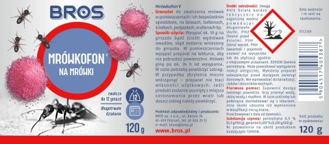 BROS - Mrówkofon - środek na mrówki 120g