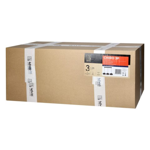 CHIRO lampa wisząca, moc max. 3x60W, E27, czarna