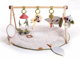 ND19_TL1206806830 Gimnastyka/mata dla bobasa z drewnianym stojakiem - Boho Chic