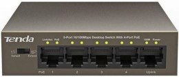 Przełącznik TENDA TEF1105P-4-63W (5x 10/100 )