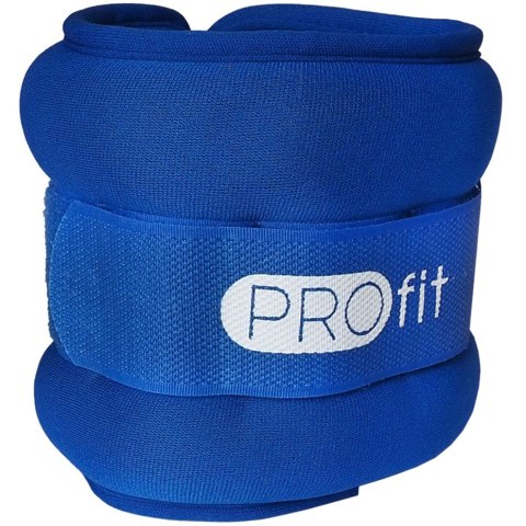 ND05_O0783 DK 3310 Obciążenia na ręce i nogi Profit Evolution 2x2kg niebieskie DK 3310